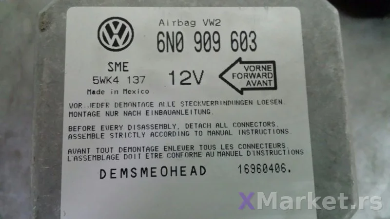 Airbag centrala 6N0909603  Simens 5WK4137