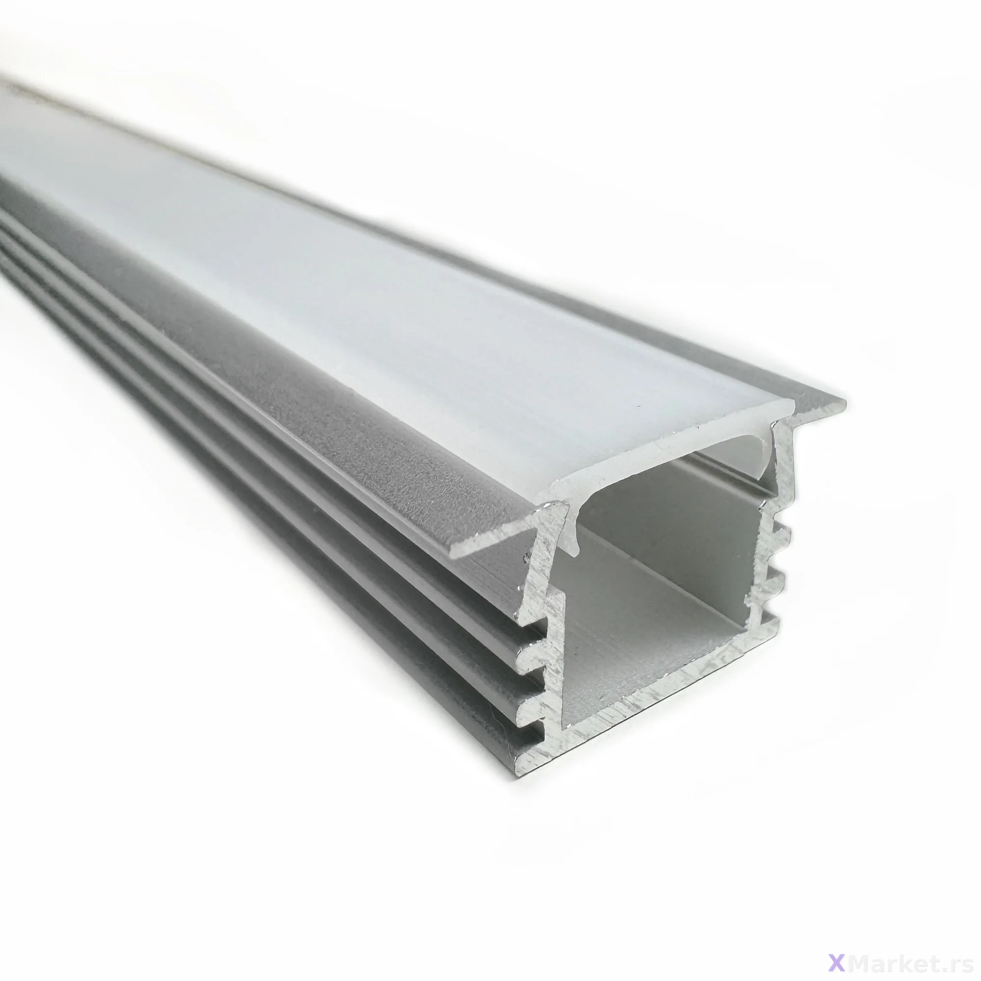 Aluminijumski LED profili — LED 06 duboki ugradni L2m i 3m