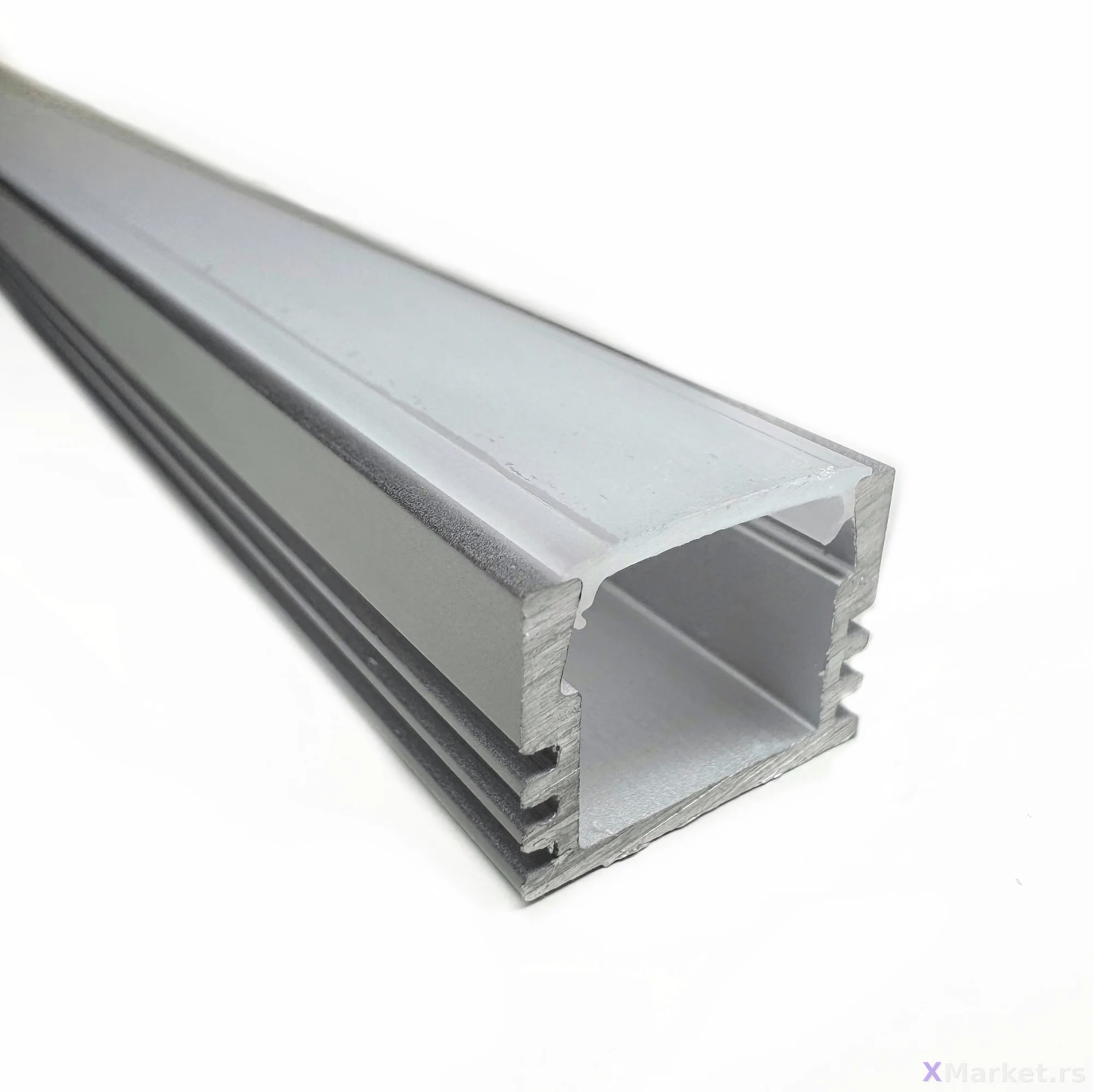 Aluminijumski LED profili — LED 07 duboki nadgradni L2m i 3m