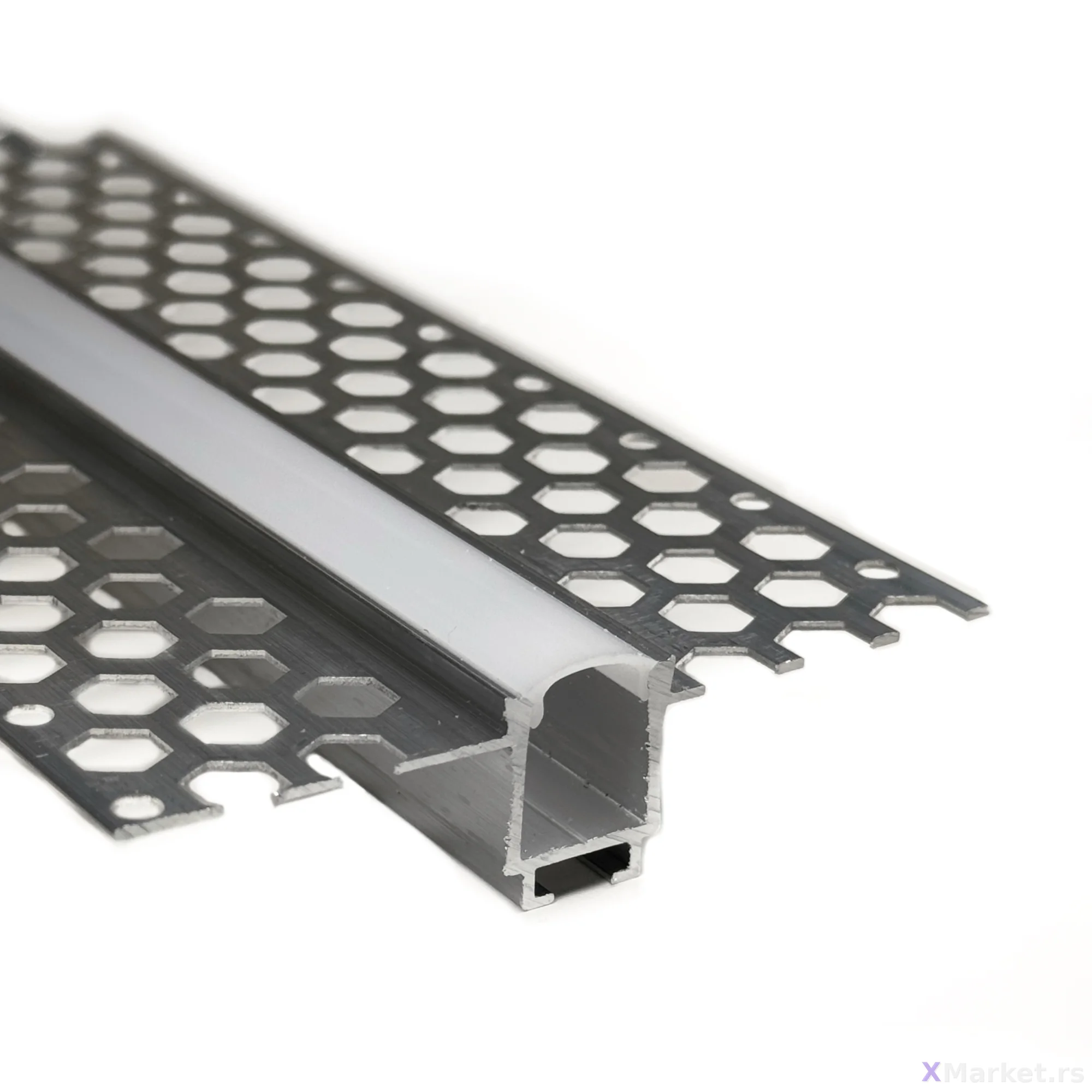 Aluminijumski LED profili — LED 09 za gips ravni L2,7m