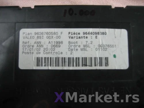 BSI Peugeot 307 2.0 hdi 9636760580F