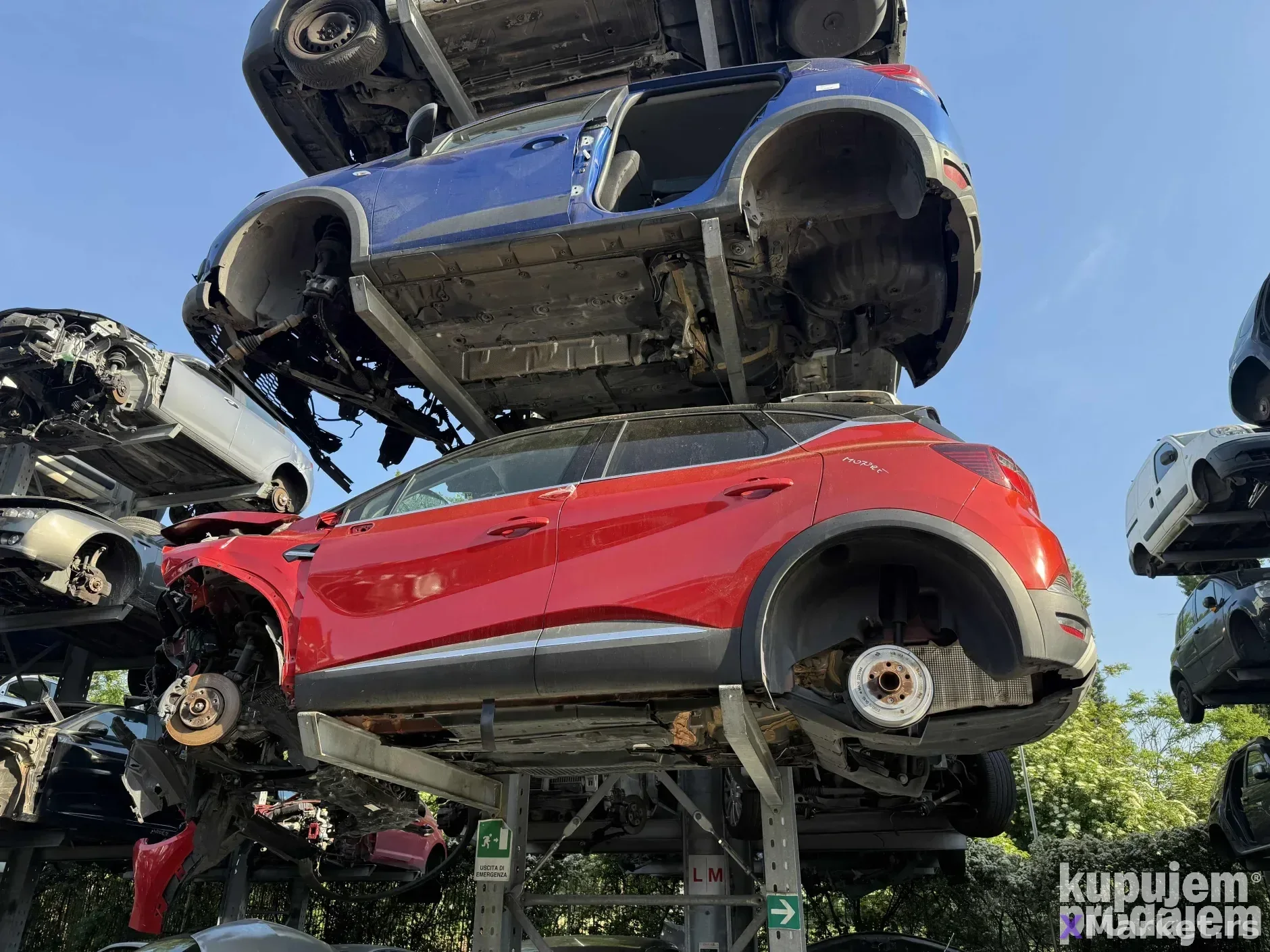Captur II gepek branik stopke vrata
