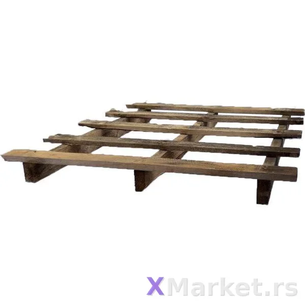 Ciglarska Drvena Paleta 1000x1000 mm – Teška Kategorija
