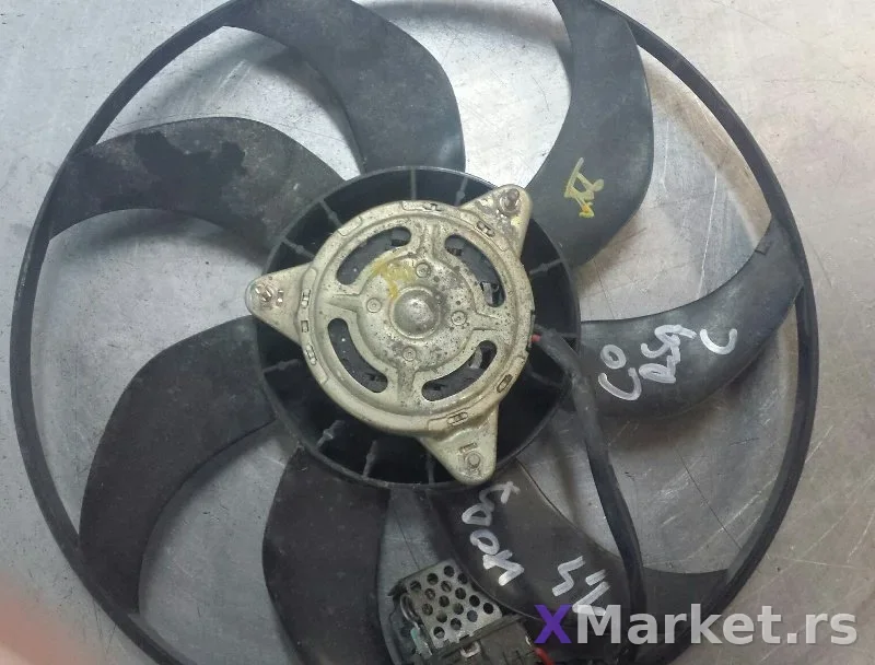 Corsa C ventilator hladnjaka vode sa otpornikom