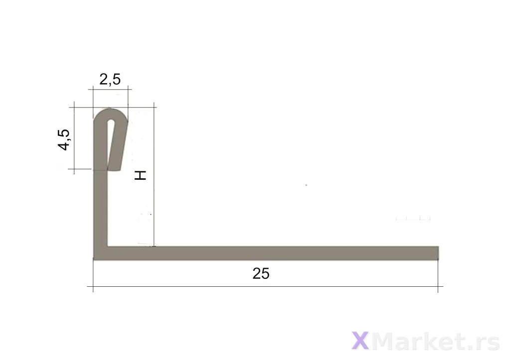 Inox profili — Inox P6 - 2