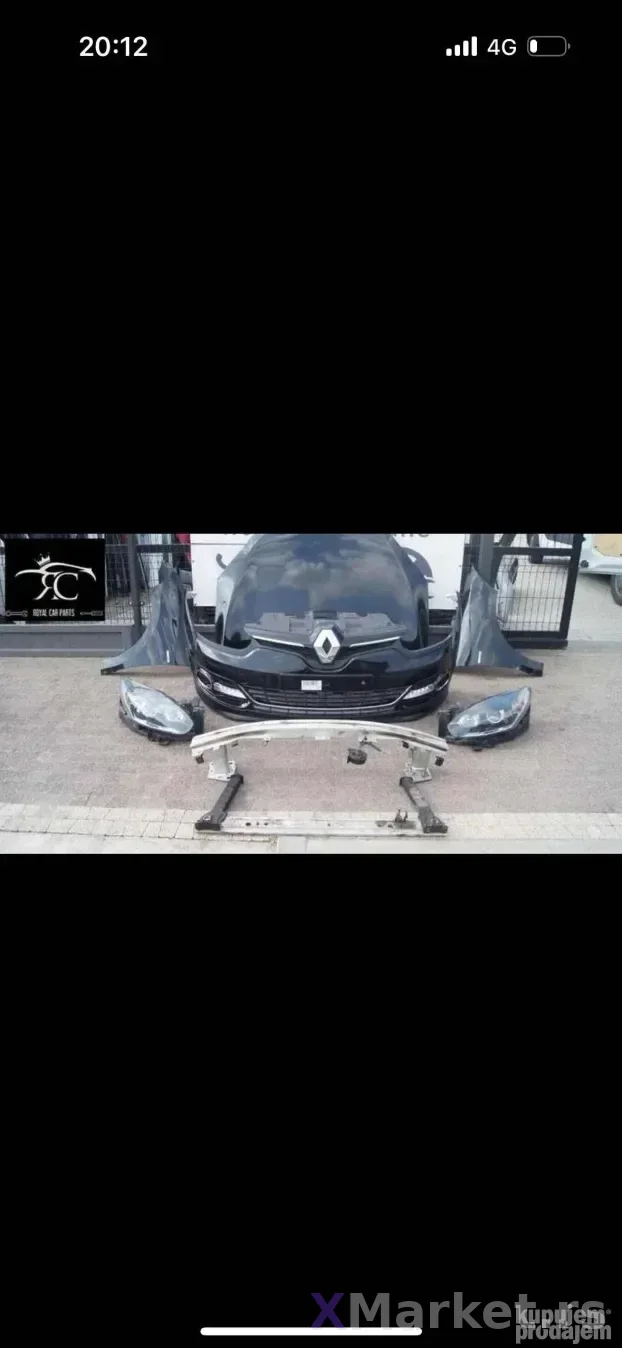 kompletan prednji deo Renault Reno Megane 3 Coupe Cabrio