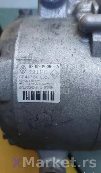 Kompresor klime 1,5dci Megan Scenic 3 za Renault Grand Scenic, Megane, Scenic od 2008. do 2013. god. - 8200939386