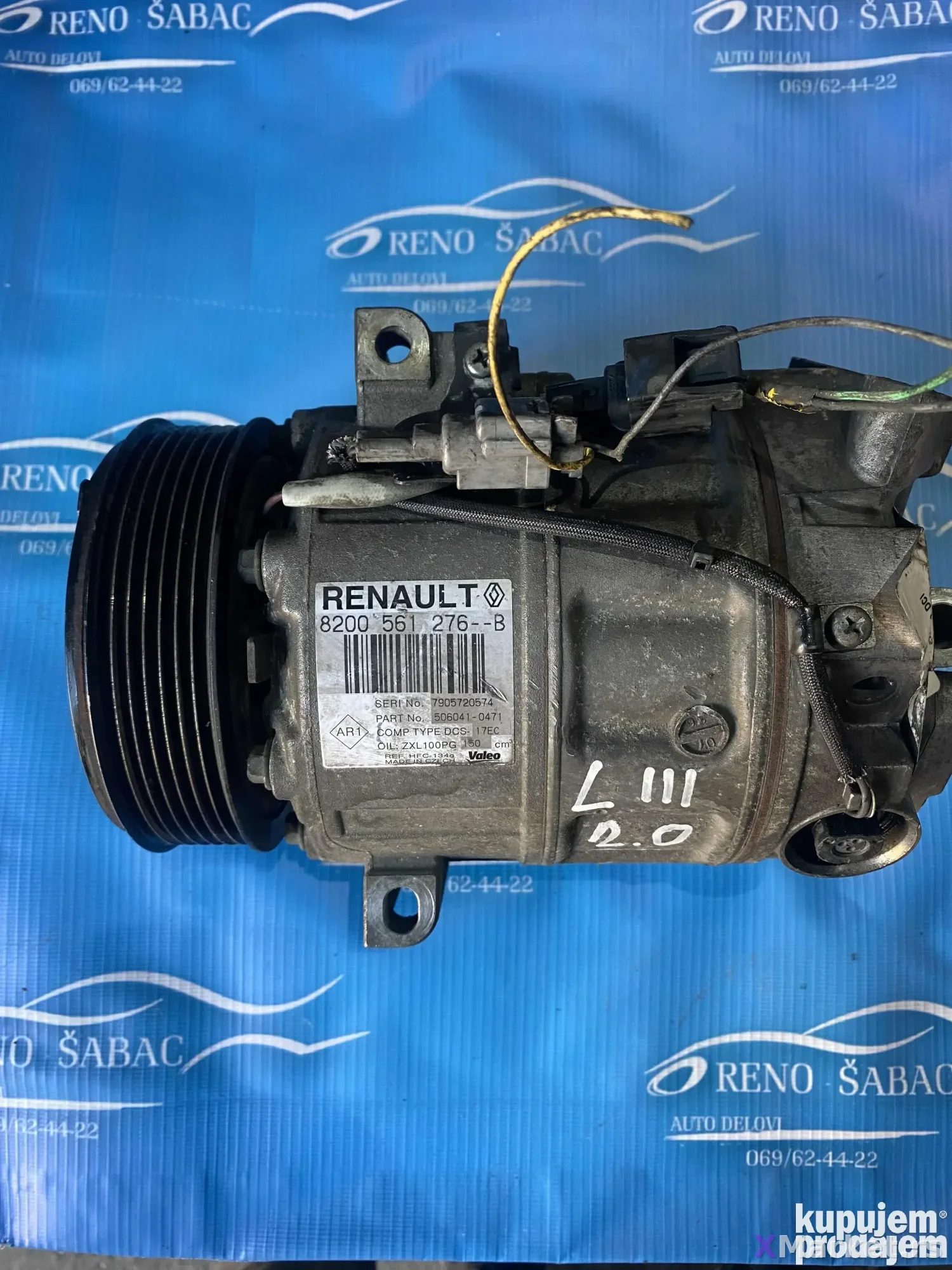 kompresor klime laguna 3 2,0 dci