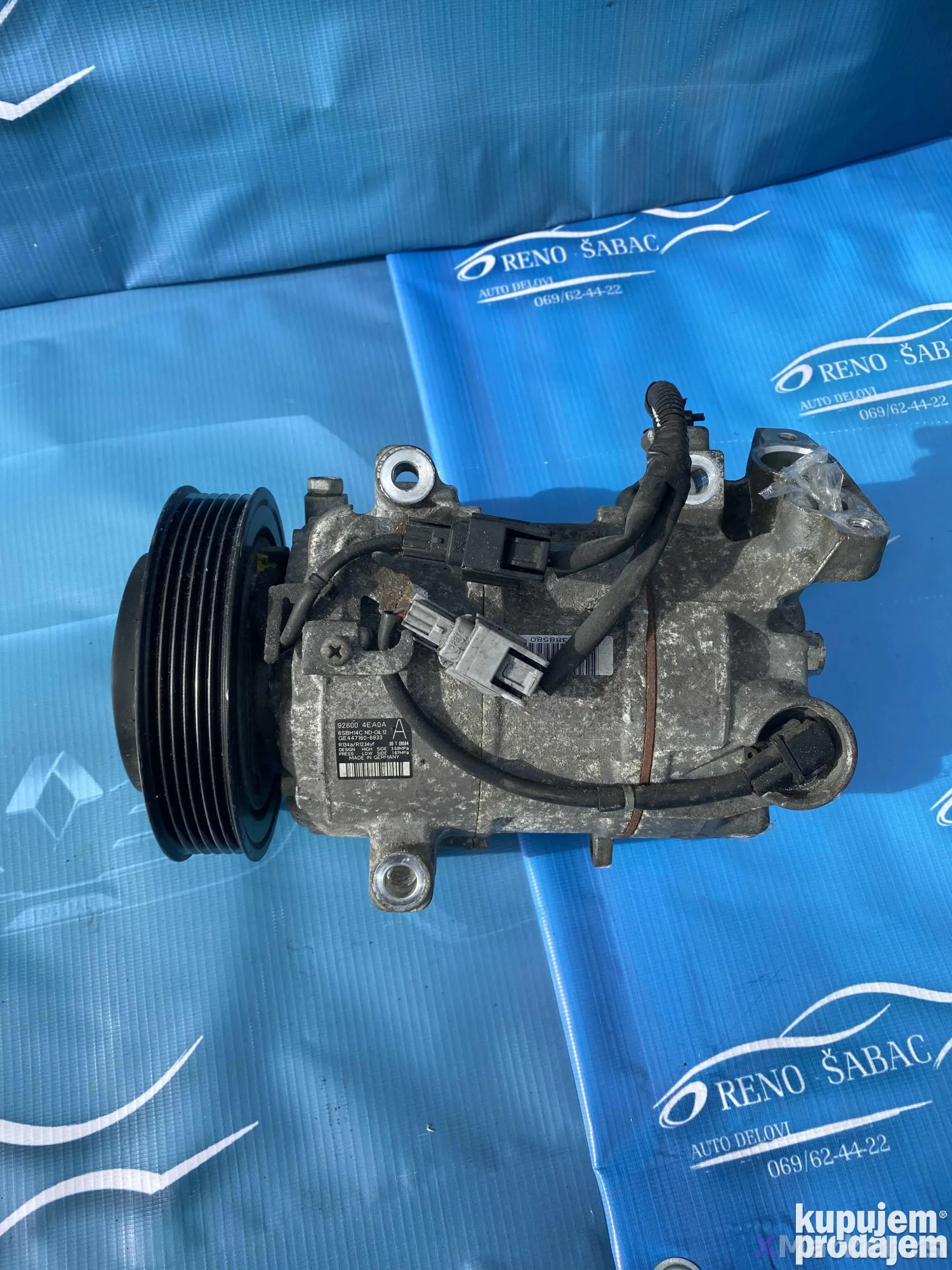 kompresor klime Qashqai, Renault