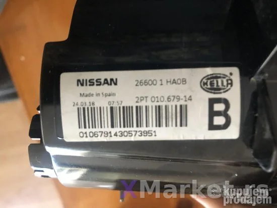 Leva maglenka Nissan Note