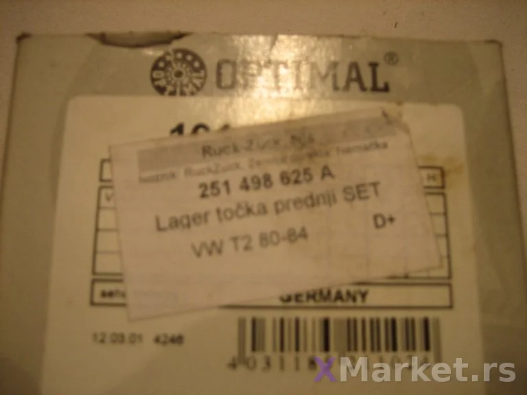 Lezaj prednjeg tocka 251498625as