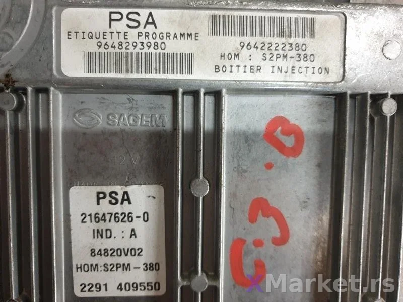 Motorni kompjuter Citroen C3 oe. 9648293980