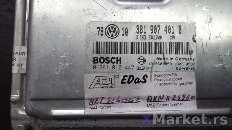 Motorni kompjuter VW Passat 2.5 tdi 3B1907401B
