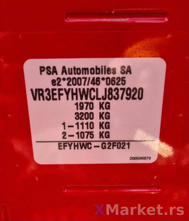 peugeot partner 1,5hdi 2020god