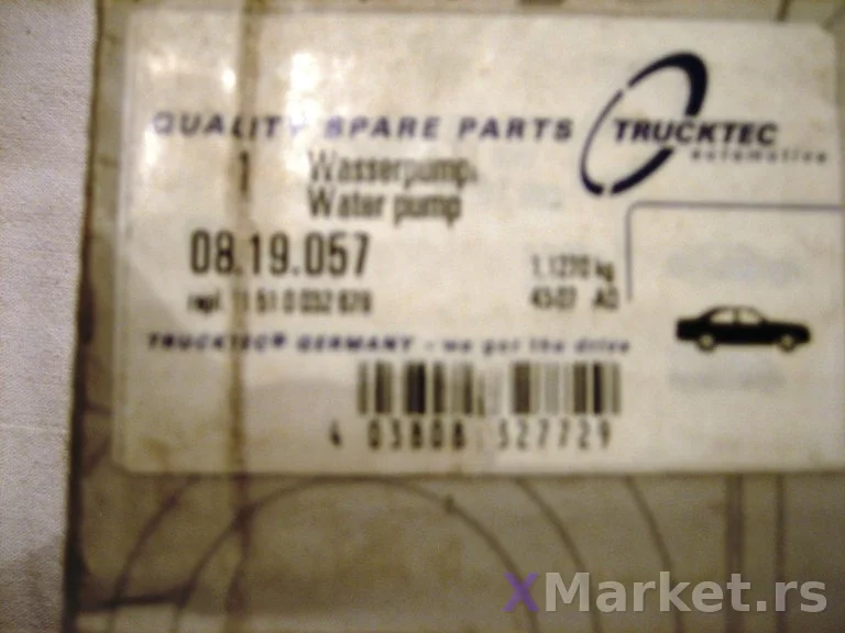 Pumpa za vodu Truck teck 08.19.057