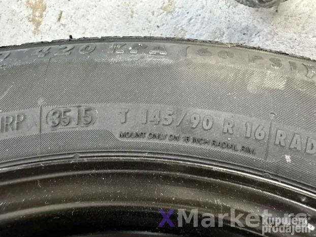 rezerni tocak Kadjar 5x114,3