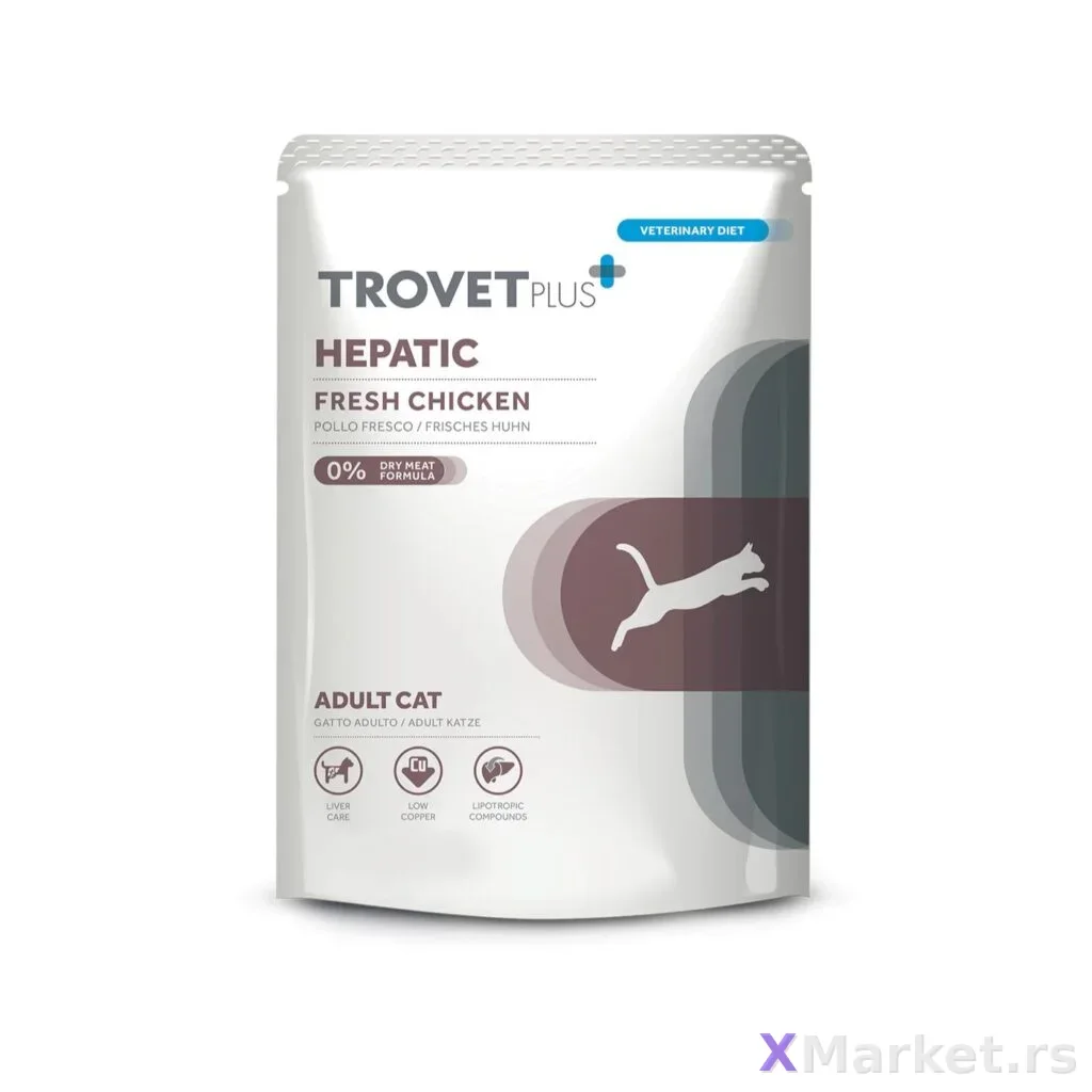 TRPC Trovet Plus Hepatic cat 1,2 kg