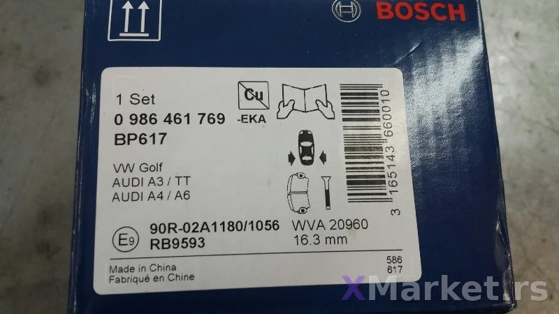 Zadnje disk plocice  bosch 0986461769